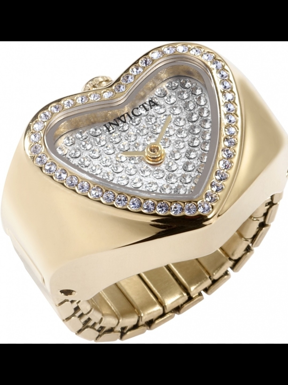 Invicta Mini Angel Women's Ring Watch 18.5mm, Gold